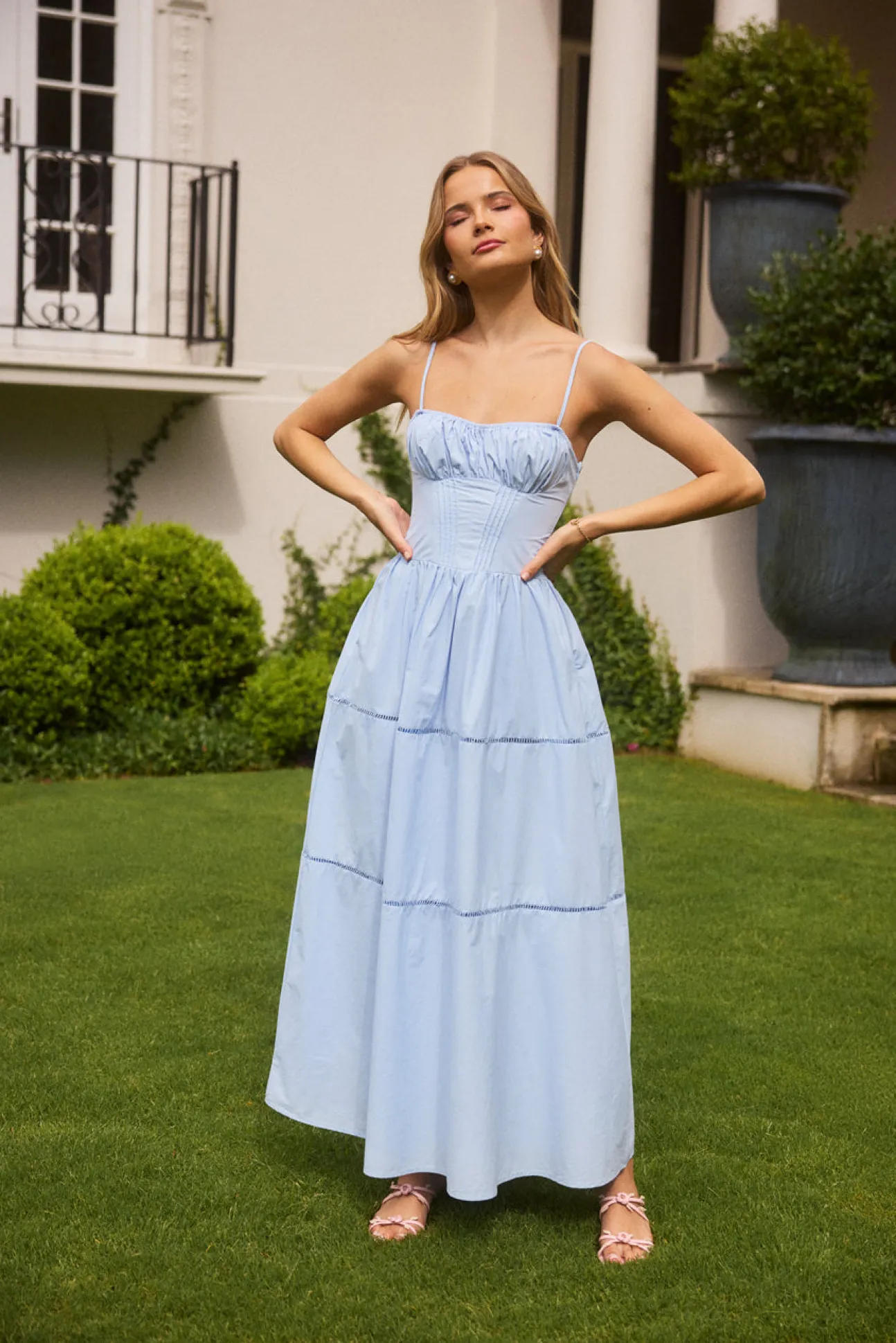 Mandy More Maxi Dress Blue