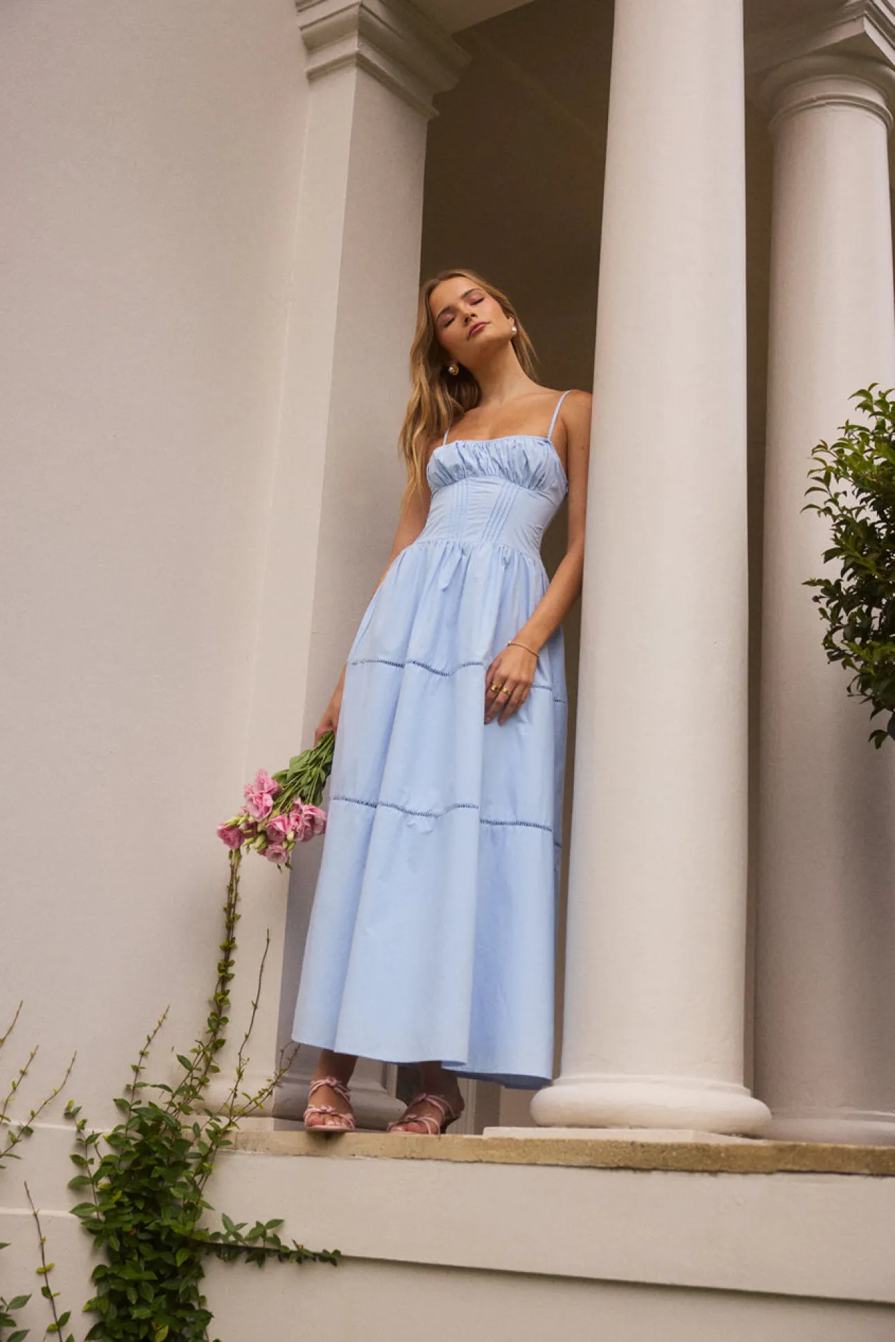 Mandy More Maxi Dress Blue