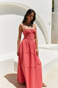 Mandy More Maxi Dress Red