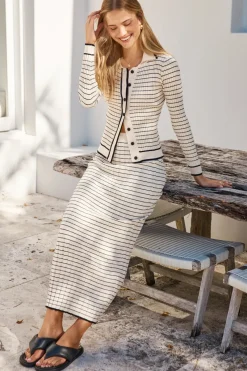 Manhattan Moment Knit Top Beige