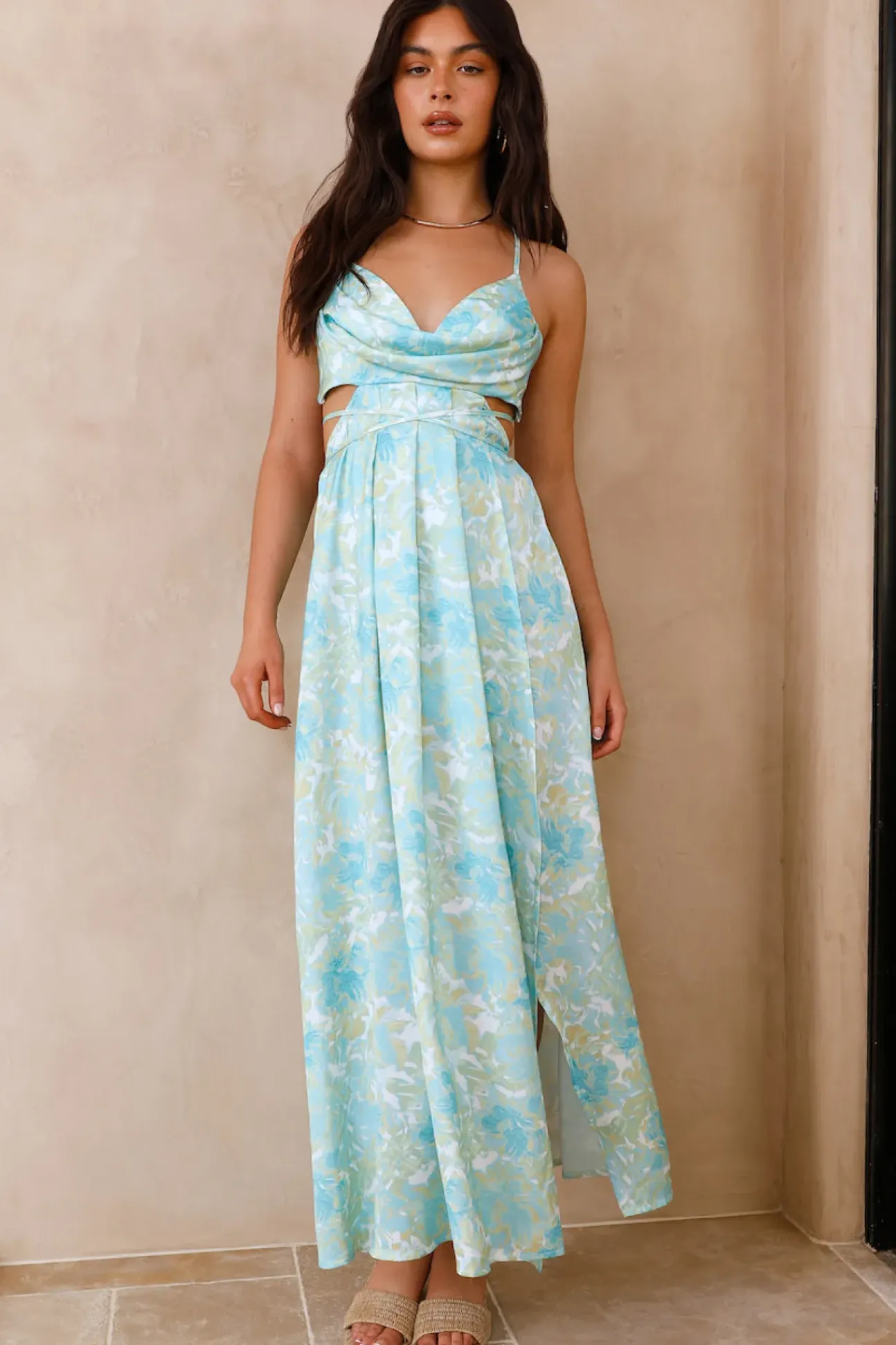 Manifesting Us Maxi Dress Blue