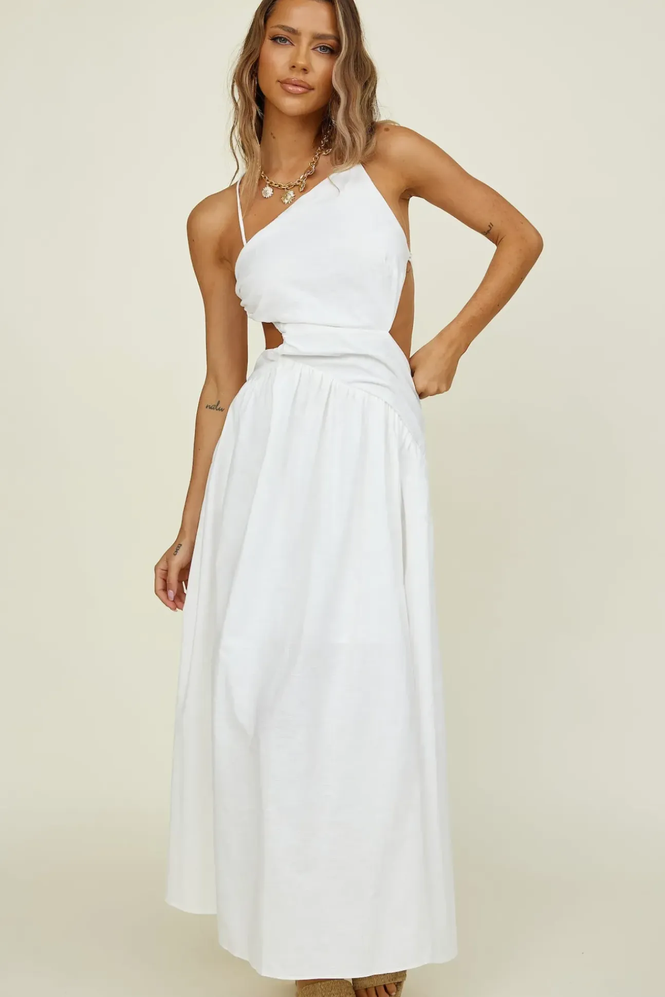 Marais Maxi Dress White