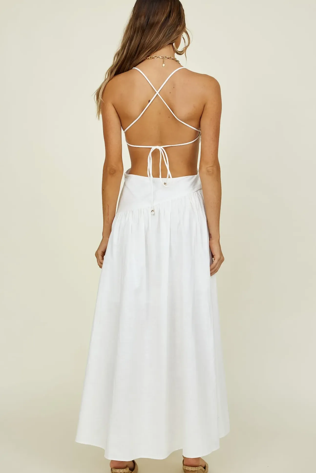 Marais Maxi Dress White