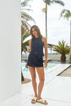 Maverick Skort Dark Blue