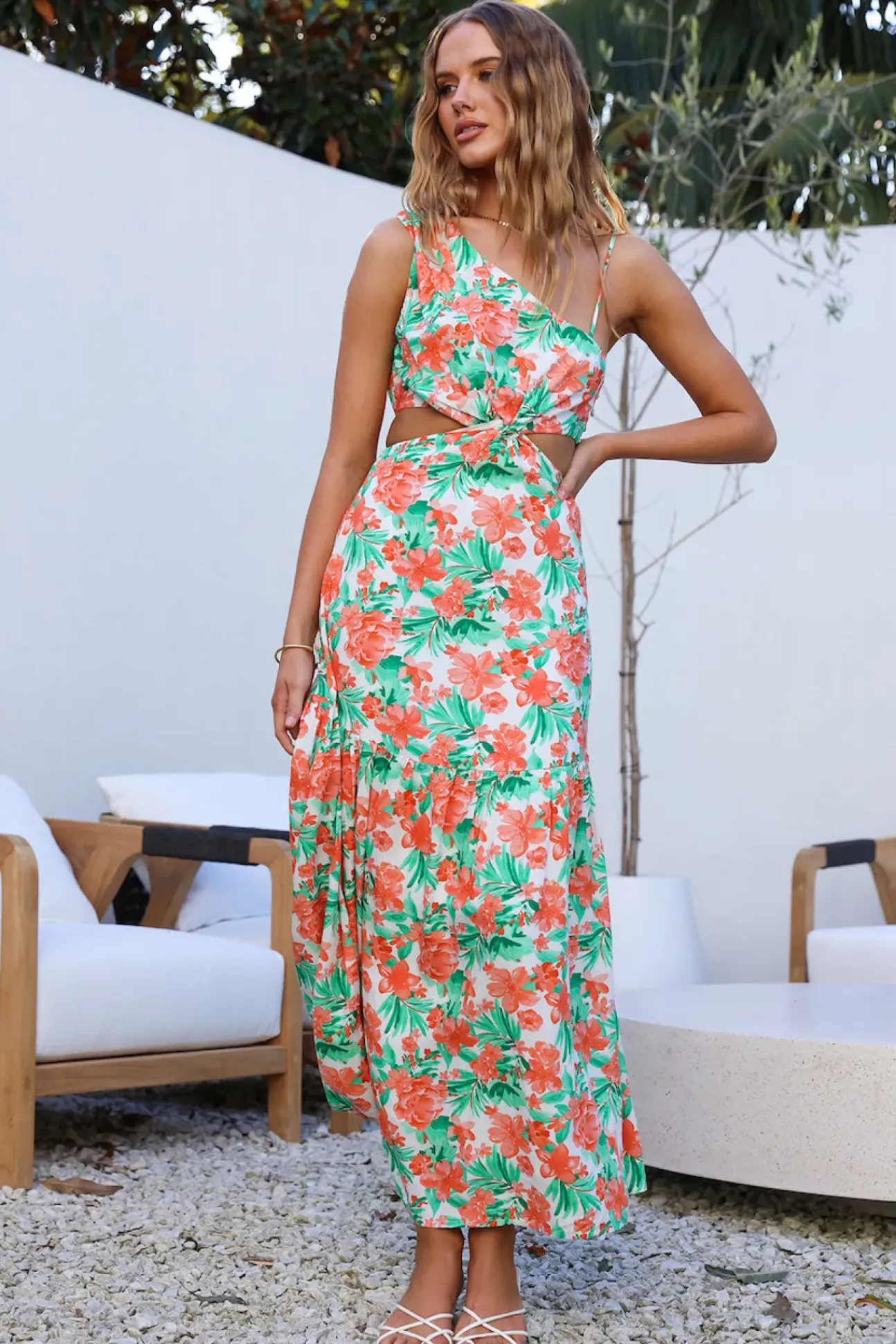 Meet Cute Maxi Dress Orange
