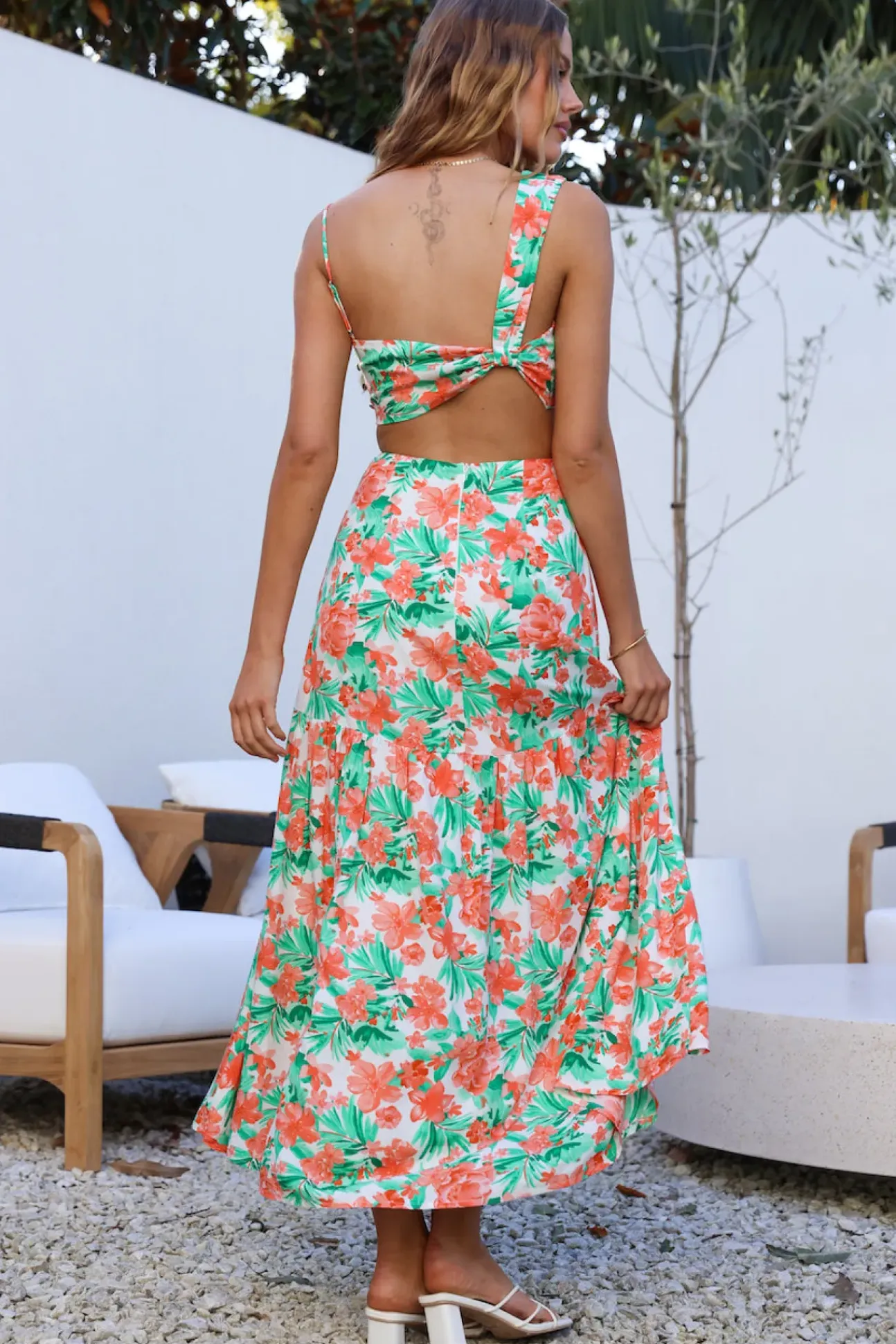 Meet Cute Maxi Dress Orange
