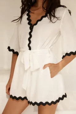 Midday Mood Romper White