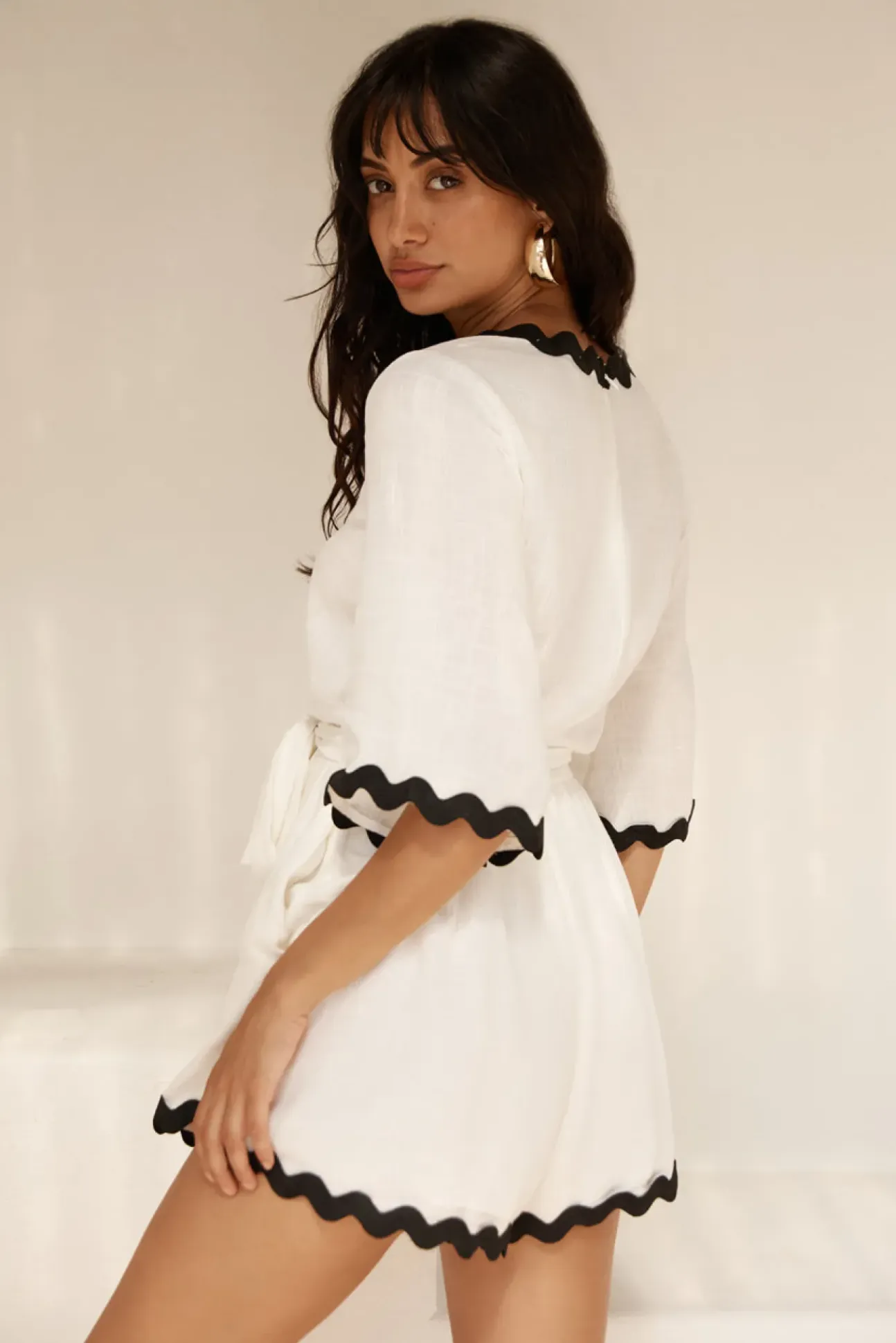 Midday Mood Romper White