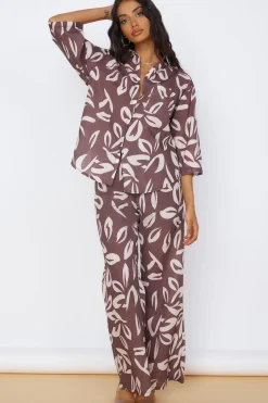 Midnight Enchantment Top Brown