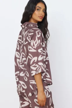 Midnight Enchantment Top Brown