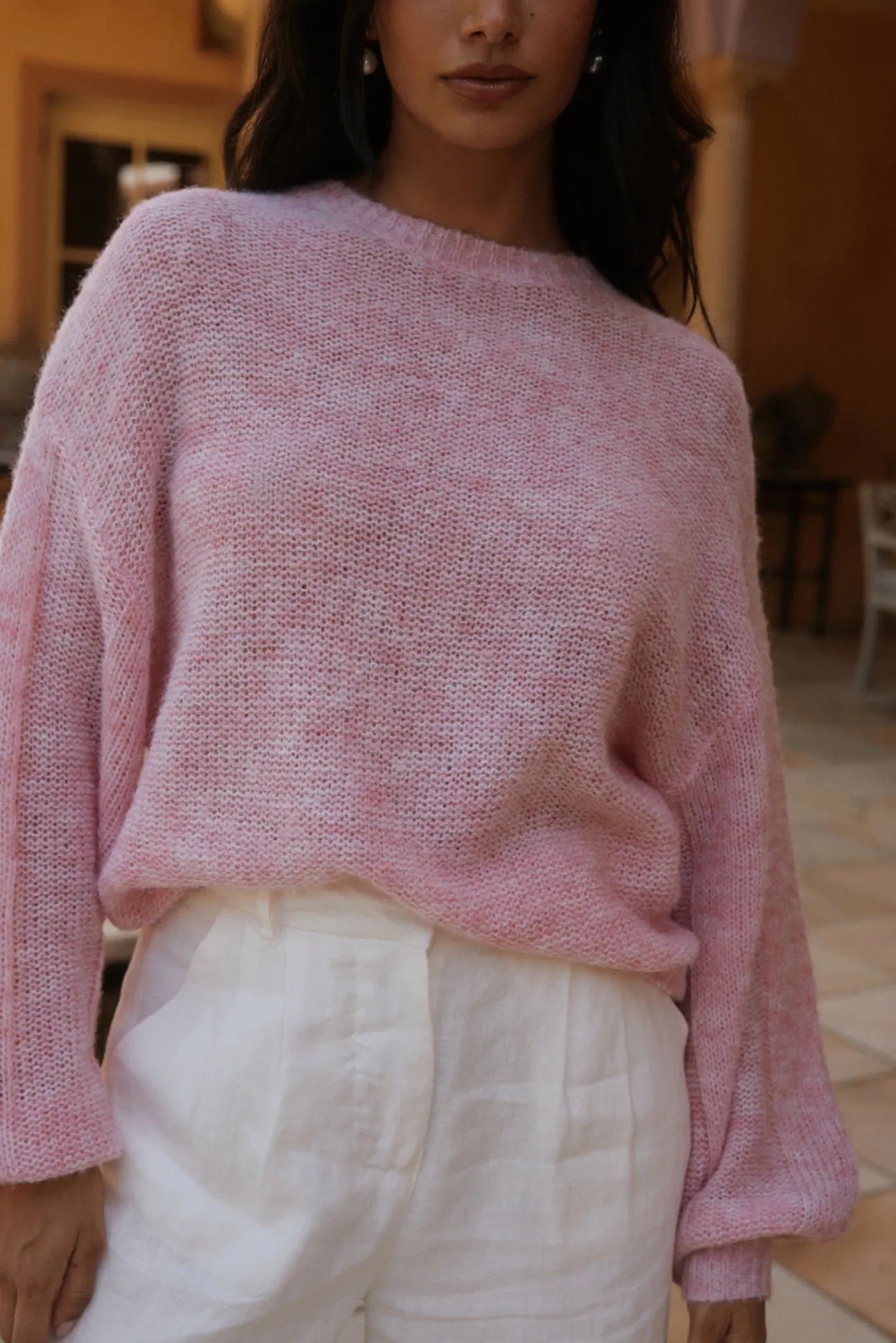 Mikale Knit Jumper Pink