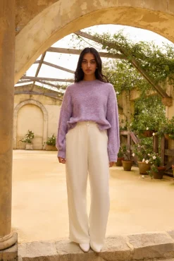 Mikale Knit Jumper Purple