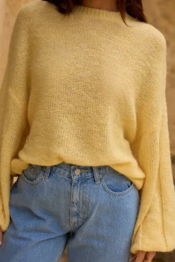 Mikale Knit Jumper Yellow