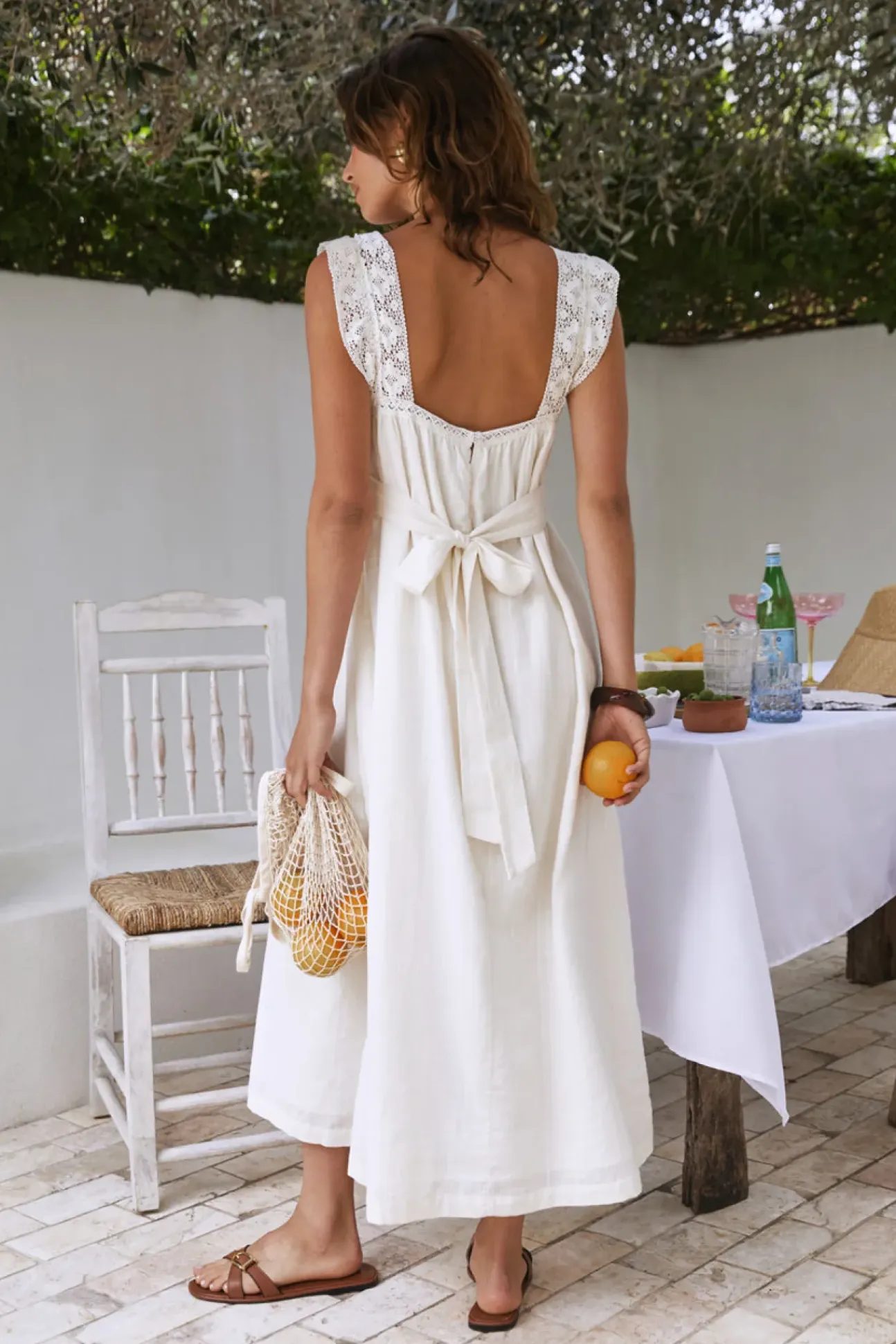 Miss Daisy Maxi Dress Ivory