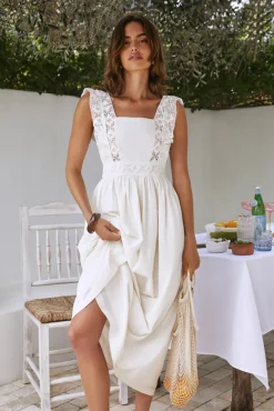 Miss Daisy Maxi Dress Ivory