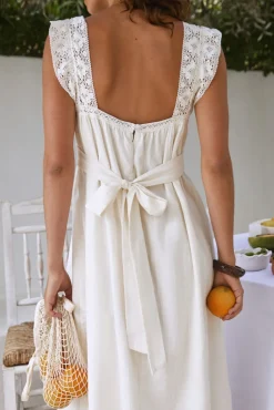 Miss Daisy Maxi Dress Ivory