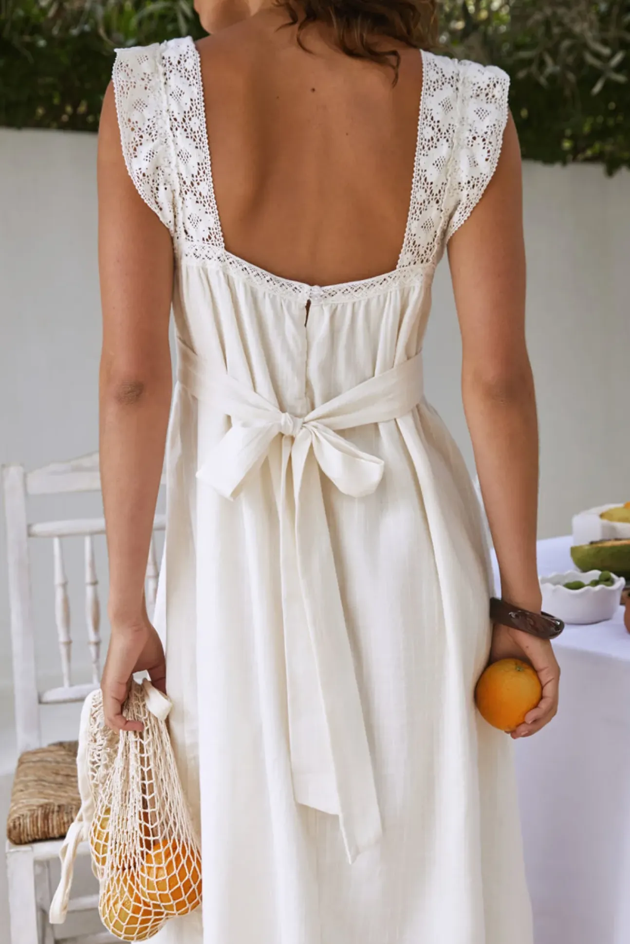 Miss Daisy Maxi Dress Ivory