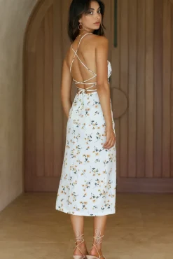 Moments In Paradise Midi Dress