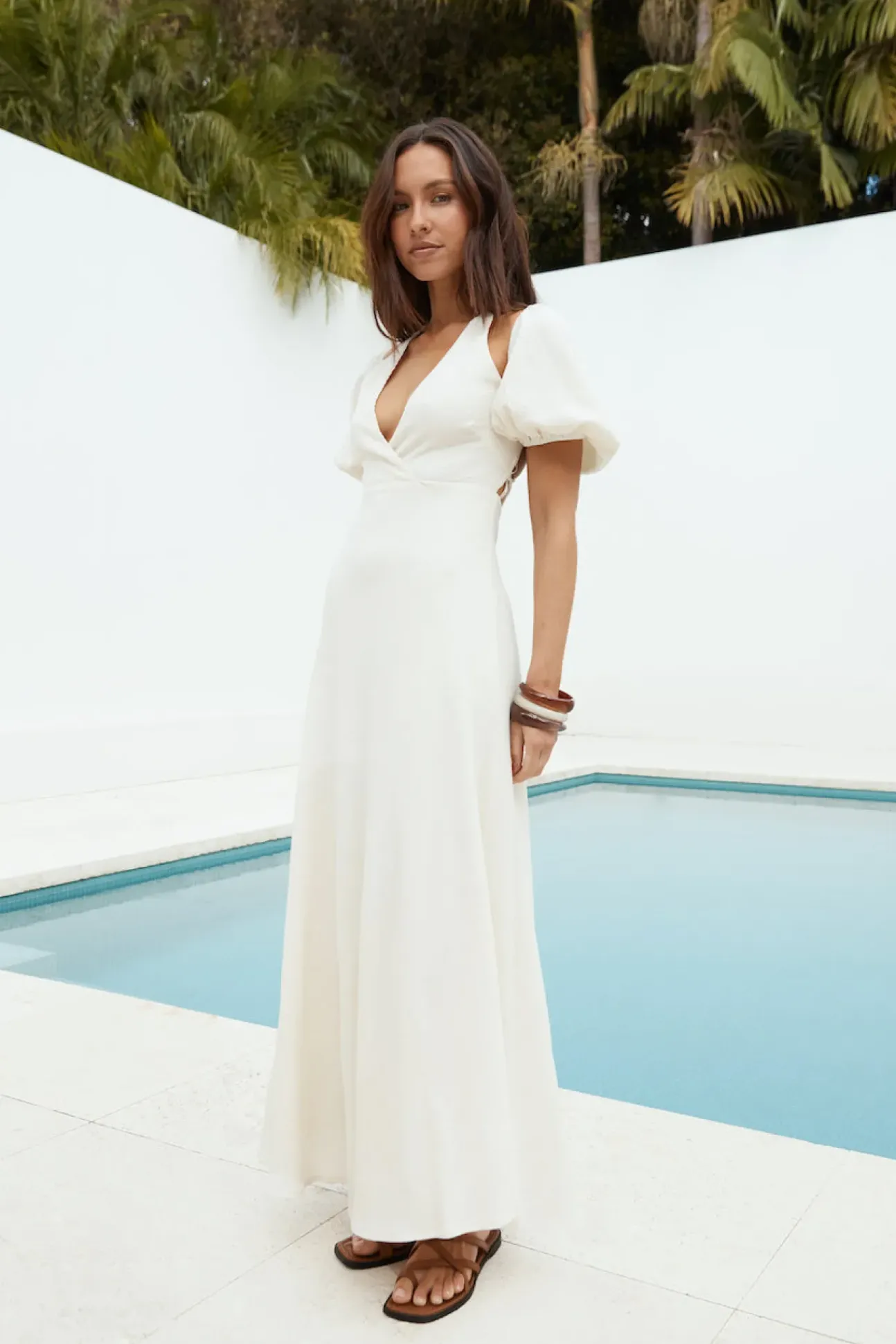 Moments Of Magic Maxi Dress Cream