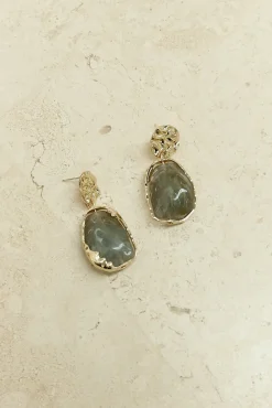 Mona Lisa Earrings Grey