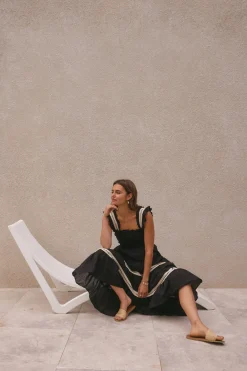 Monica Maxi Dress Black