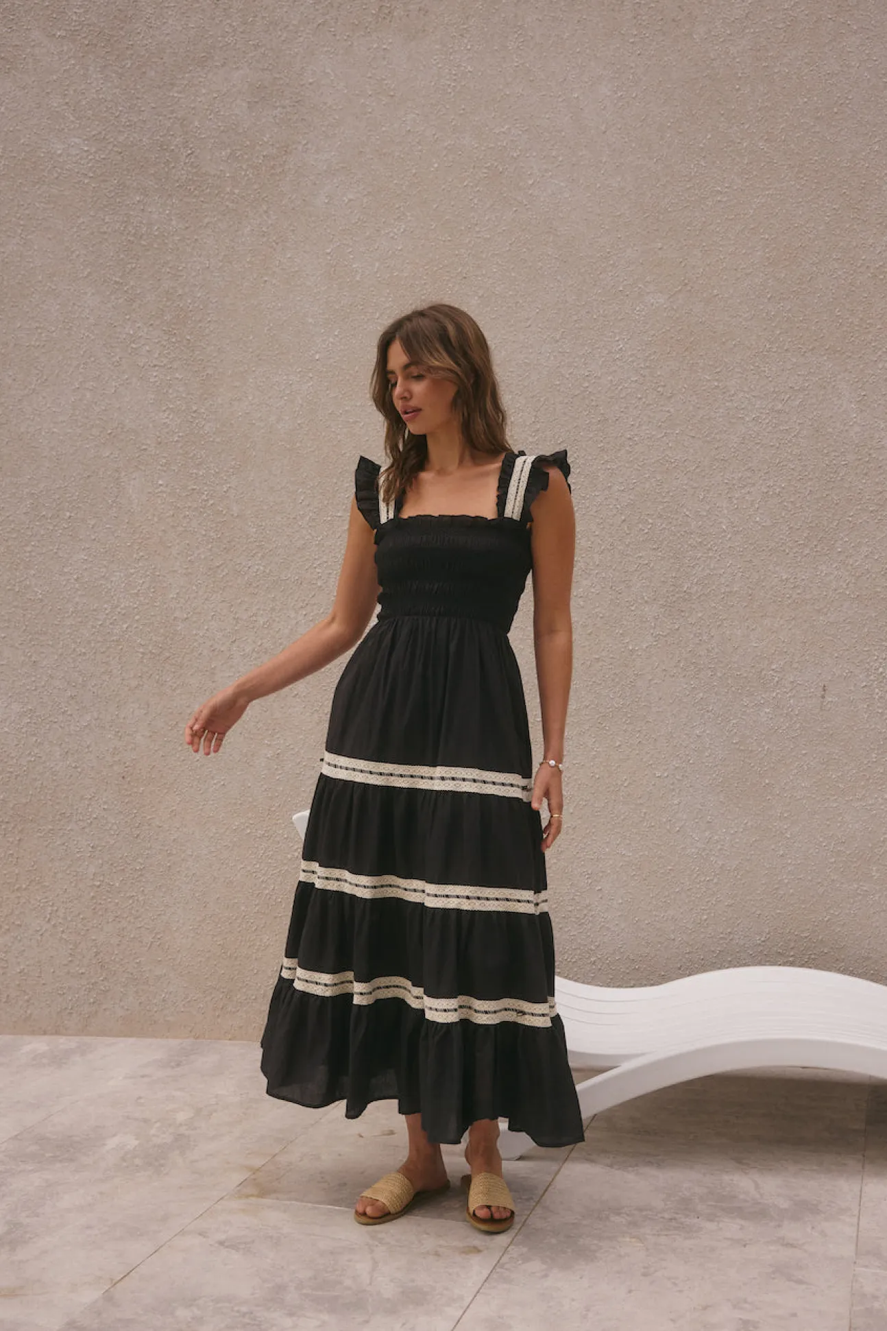 Monica Maxi Dress Black