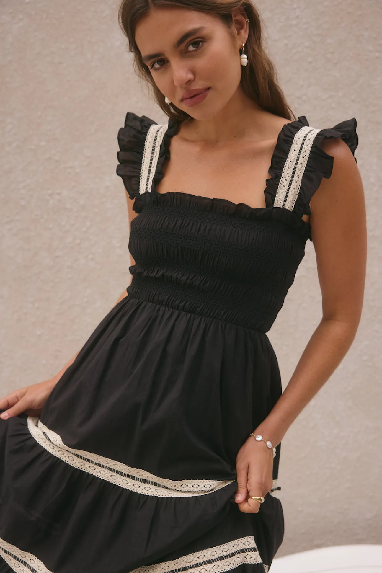 Monica Maxi Dress Black