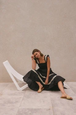 Monica Maxi Dress Black