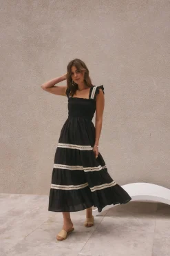 Monica Maxi Dress Black