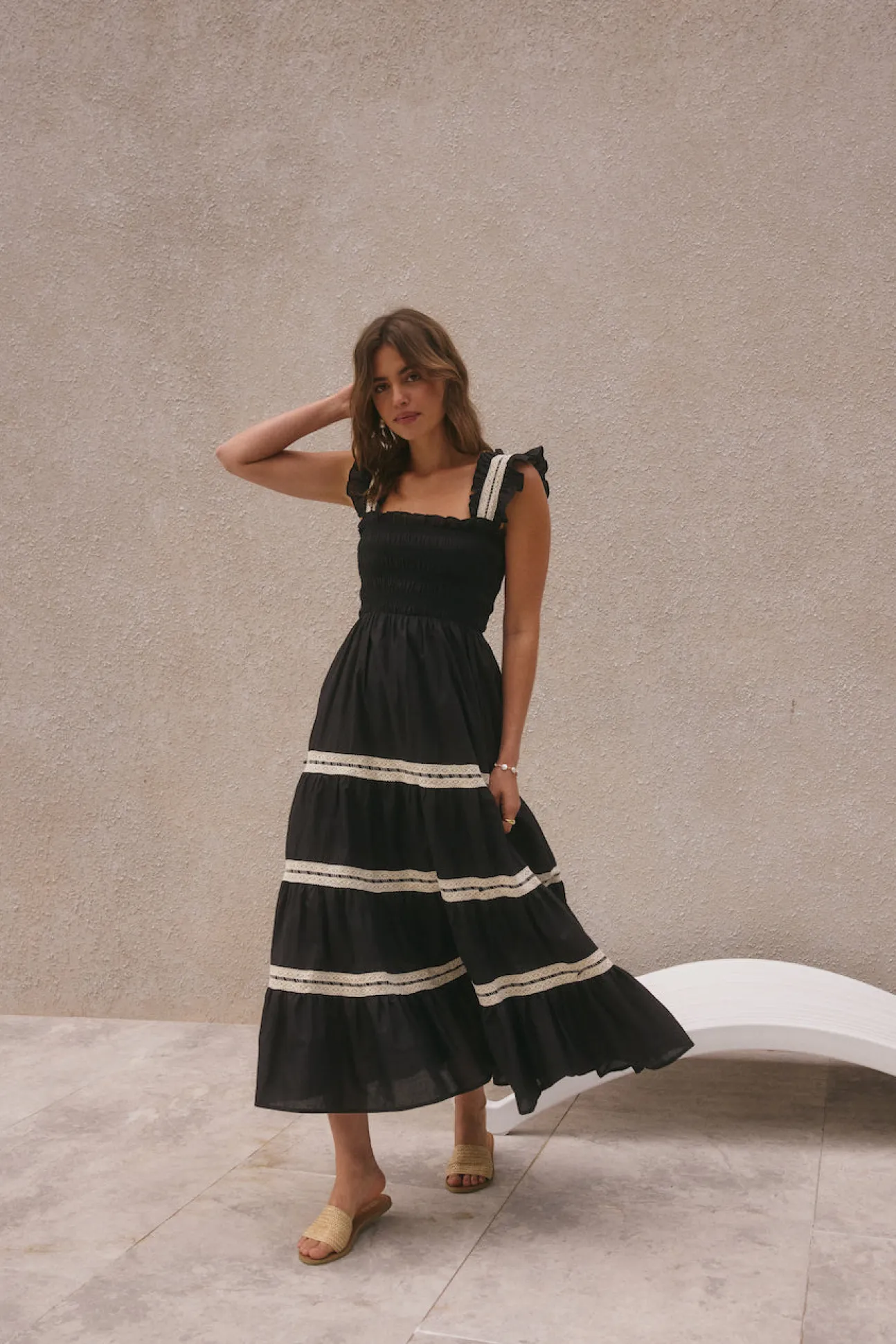 Monica Maxi Dress Black