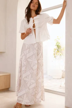 Mood For Love Maxi Skirt Terracotta