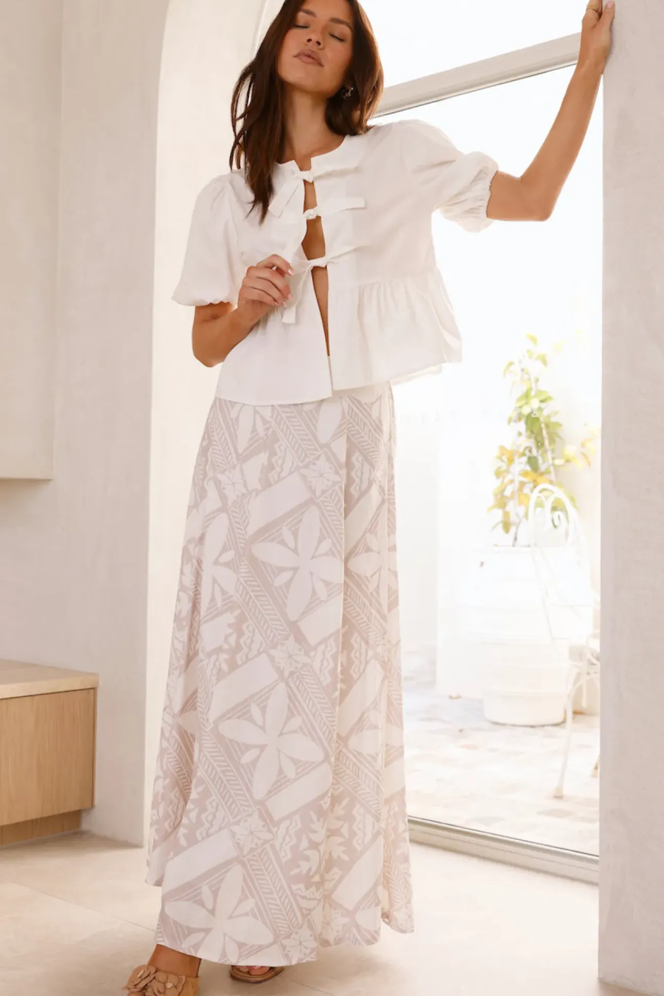 Mood For Love Maxi Skirt Terracotta