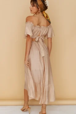 Moonchild Maxi Dress Brown