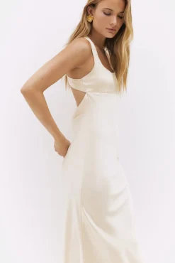 Moonlit Sway Midi Dress Yellow