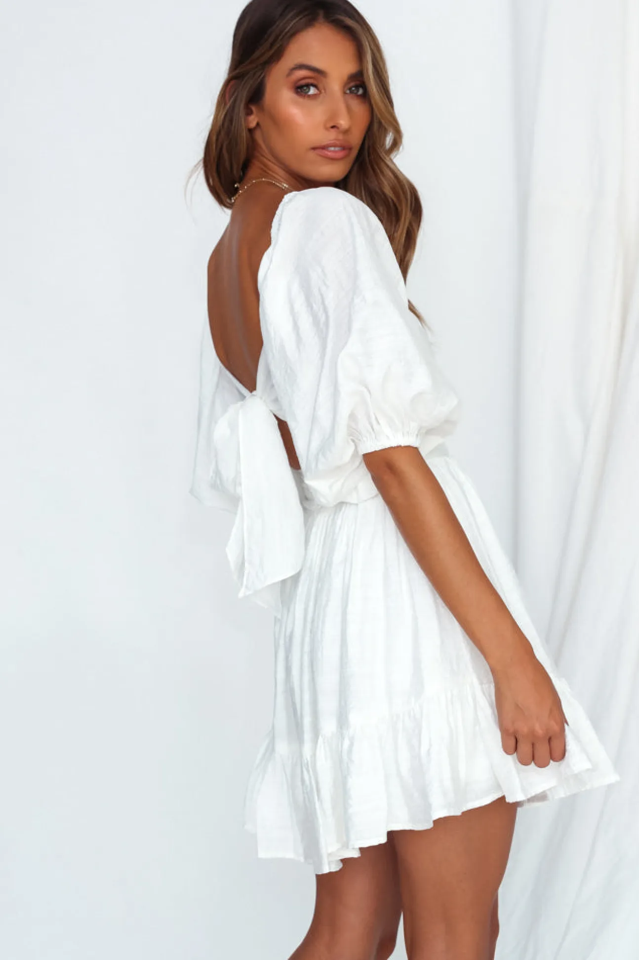 Moonstone Dress White