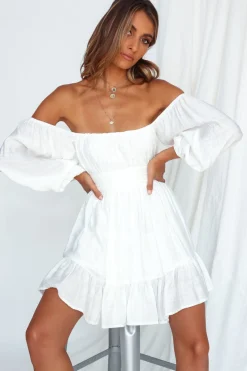 Moonstone Dress White