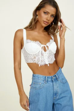 Move With Grace Crop Top White