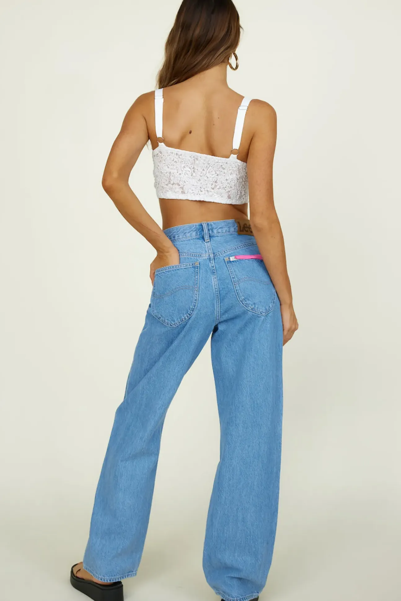 Move With Grace Crop Top White