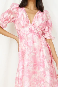 My Juliet Midi Dress Pink