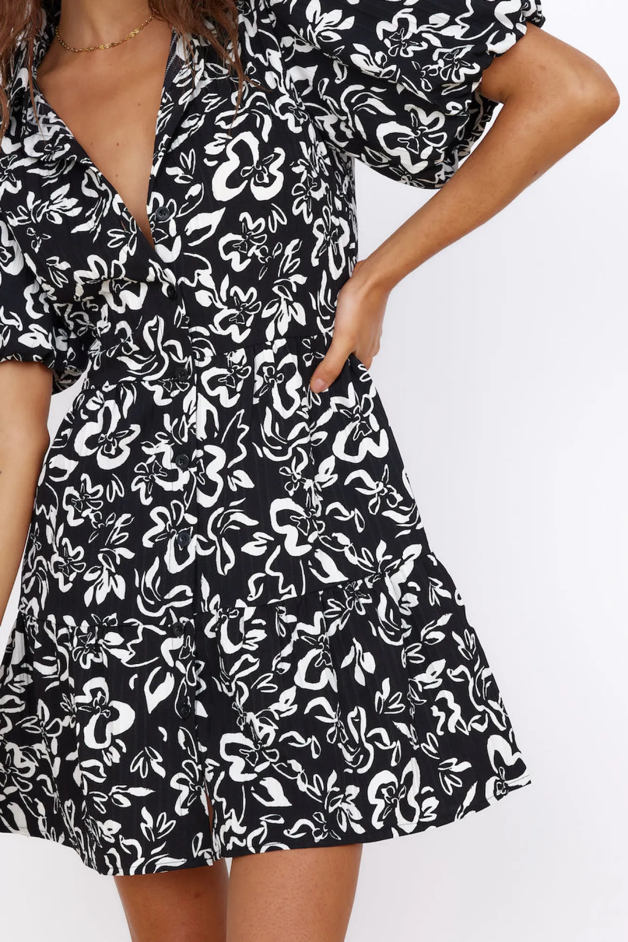 Mystic Sunrise Dress Black