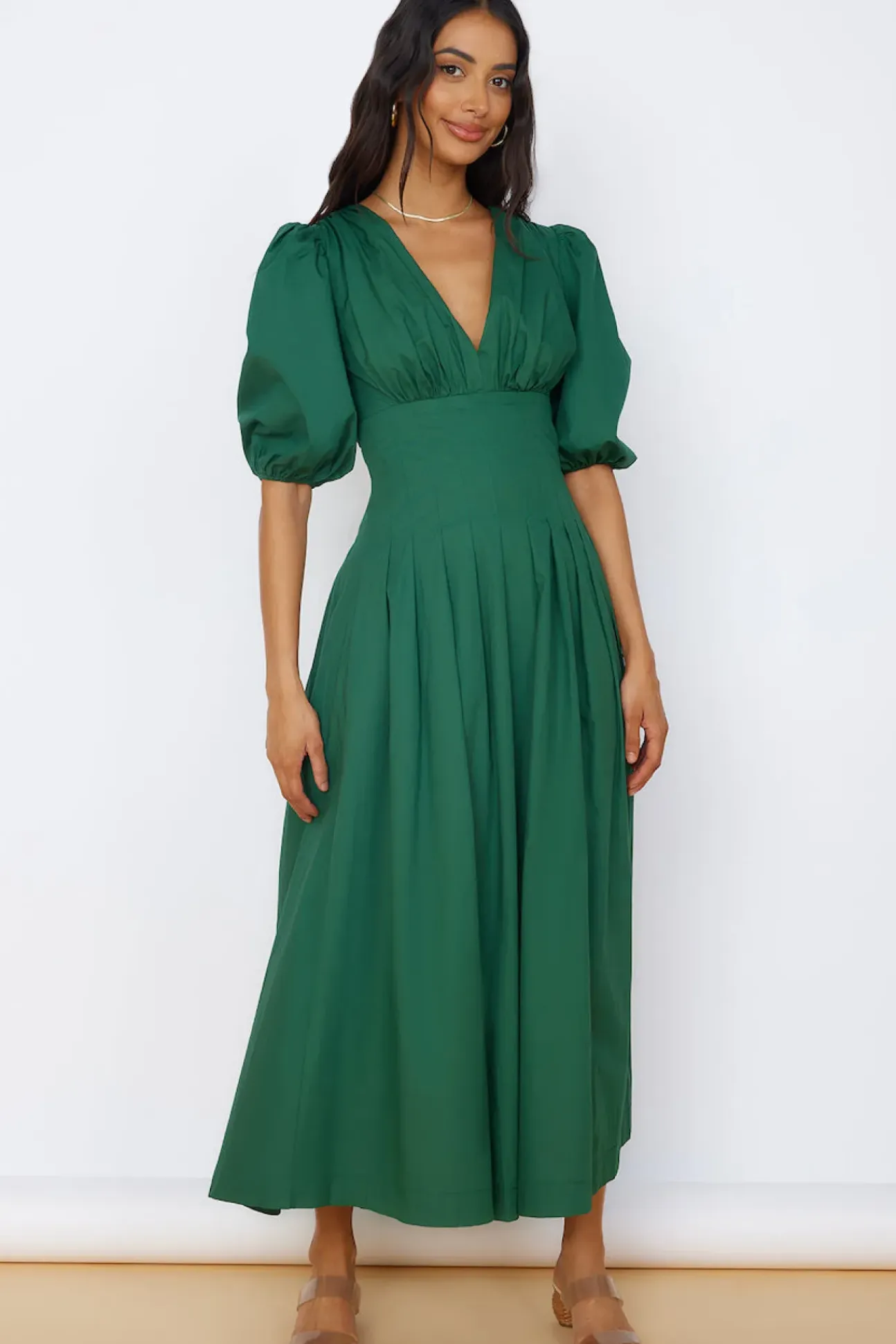 Nature's Escape Maxi Dress Green