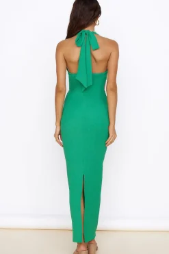 New Found Purpose Maxi Dress Green