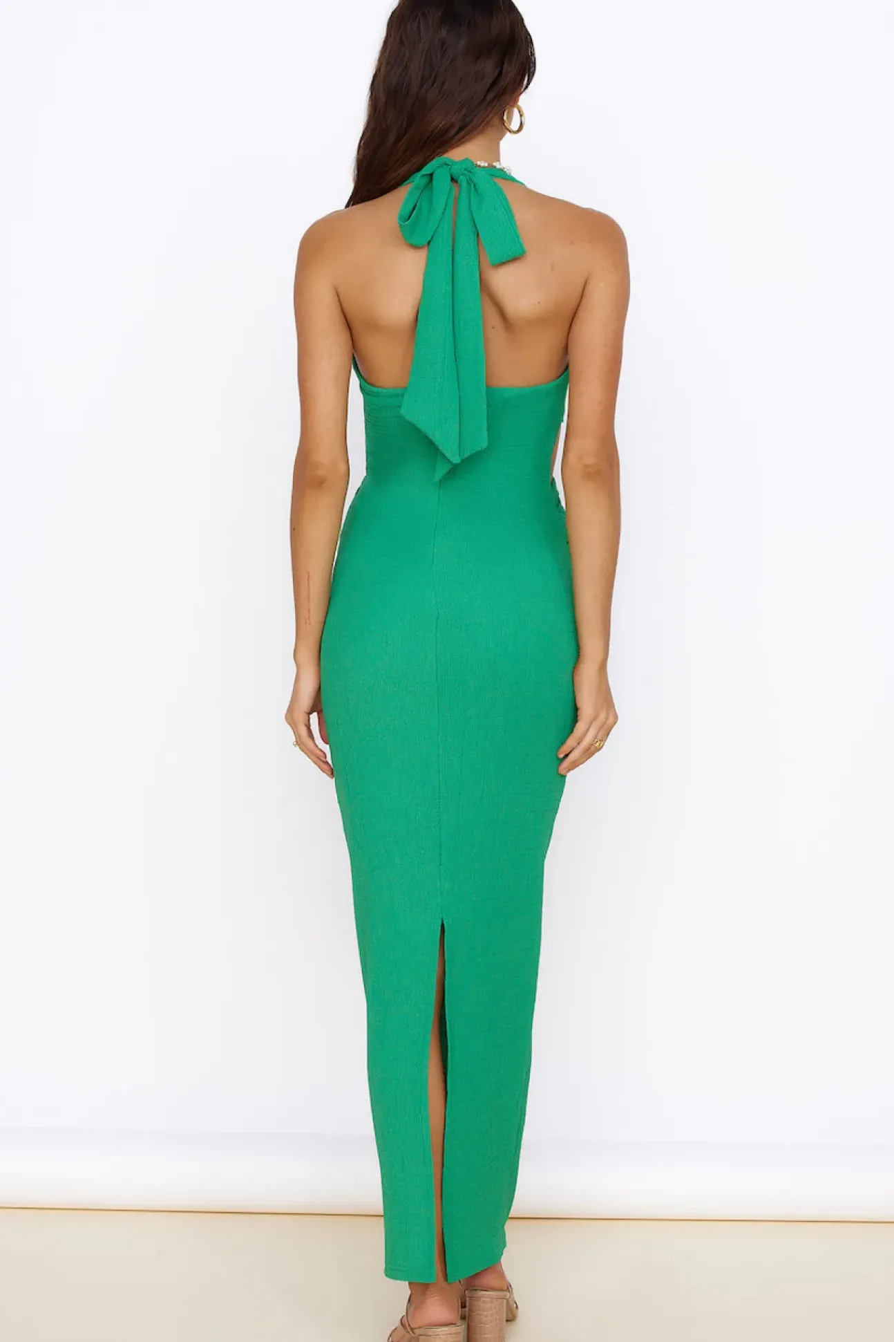 New Found Purpose Maxi Dress Green