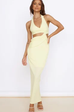 New Found Purpose Maxi Dress Yellow