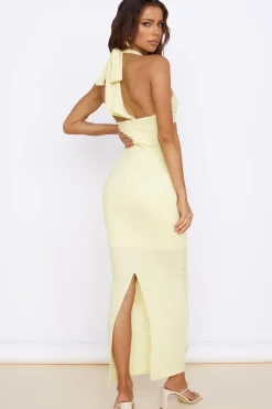 New Found Purpose Maxi Dress Yellow