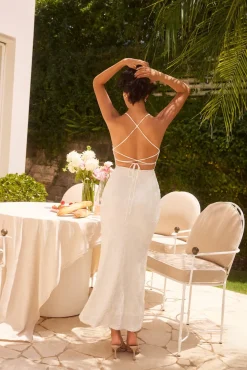 Next to me Midi Dress in Cream