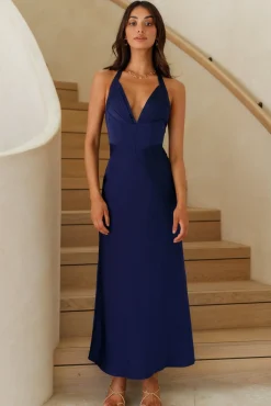 No Hesitating Maxi Dress Navy