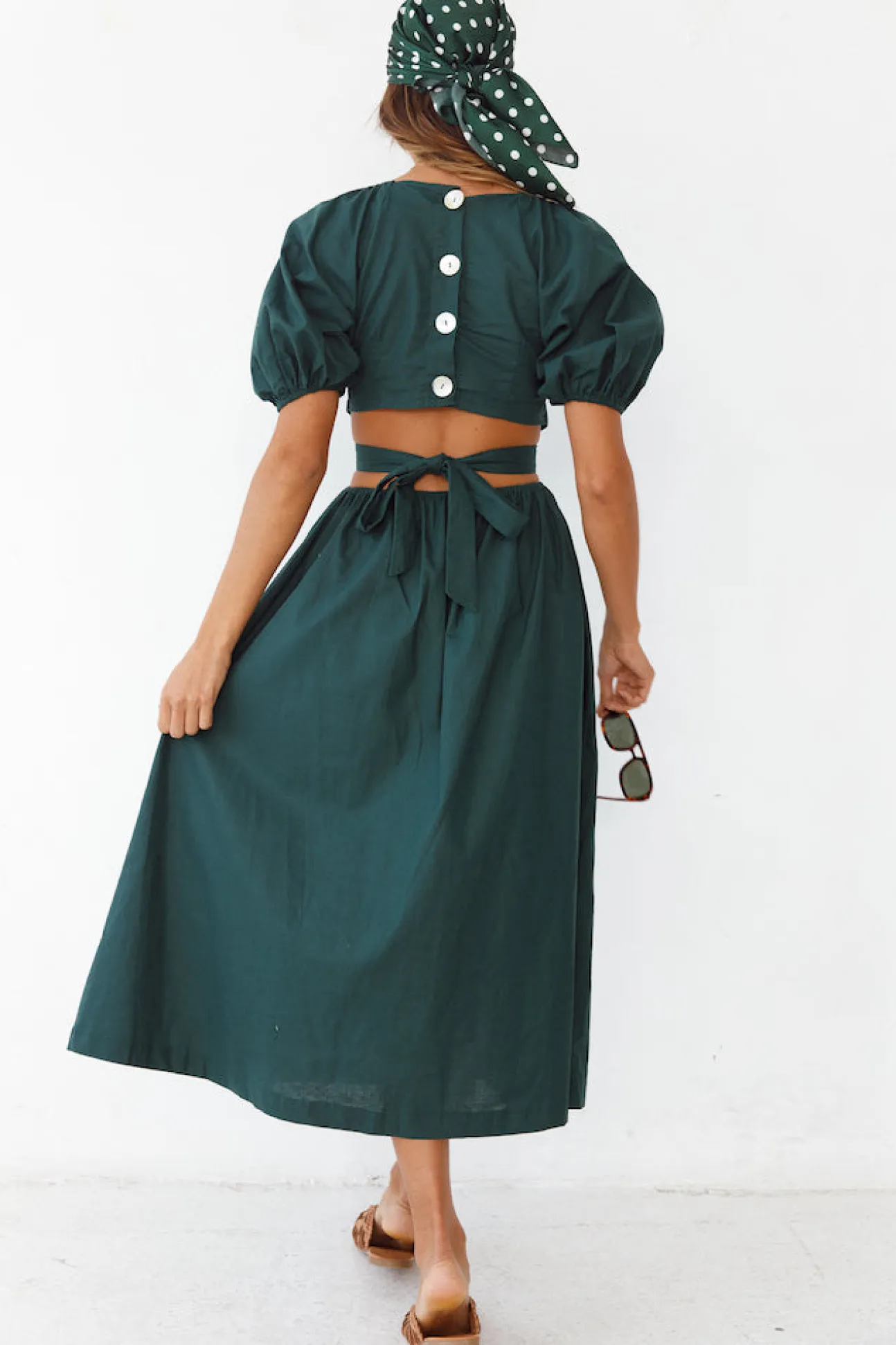 No Matter Maxi Dress Forest Green
