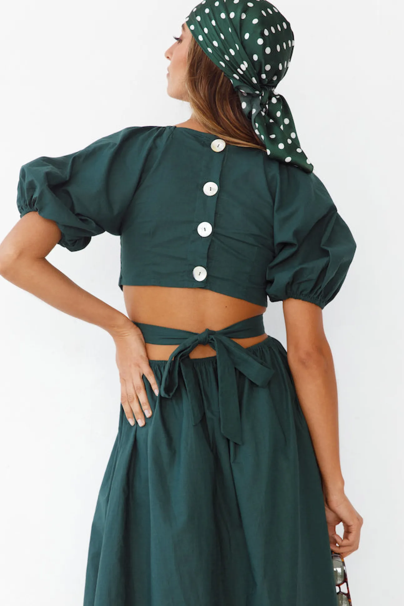 No Matter Maxi Dress Forest Green