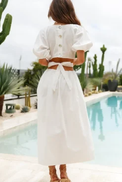 No Matter Maxi Dress White